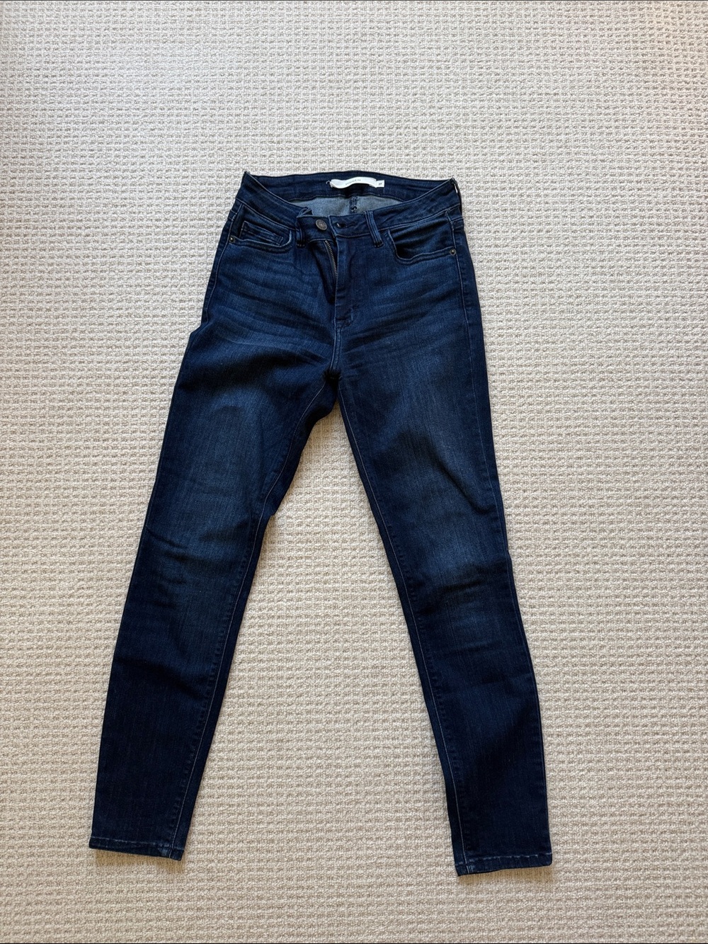 HIDDEN Women's Dark Indigo Skinny Jeans - Stretch Denim